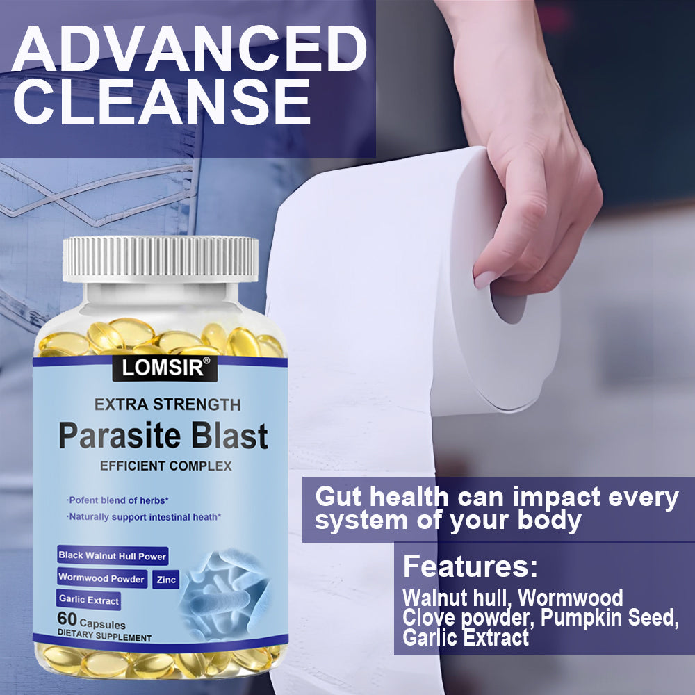 Premium Parasite Blast - Intestine Cleansing With Black Walnut, Wormwood Powder & More - Colon Cleansing