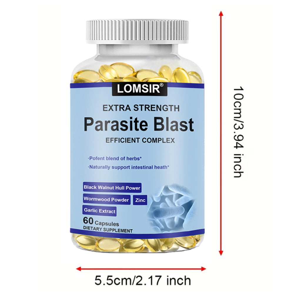 Premium Parasite Blast - Intestine Cleansing With Black Walnut, Wormwood Powder & More - Colon Cleansing
