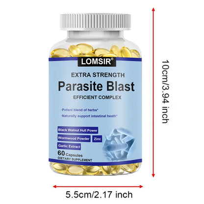 Premium Parasite Blast - Intestine Cleansing With Black Walnut, Wormwood Powder & More - Colon Cleansing