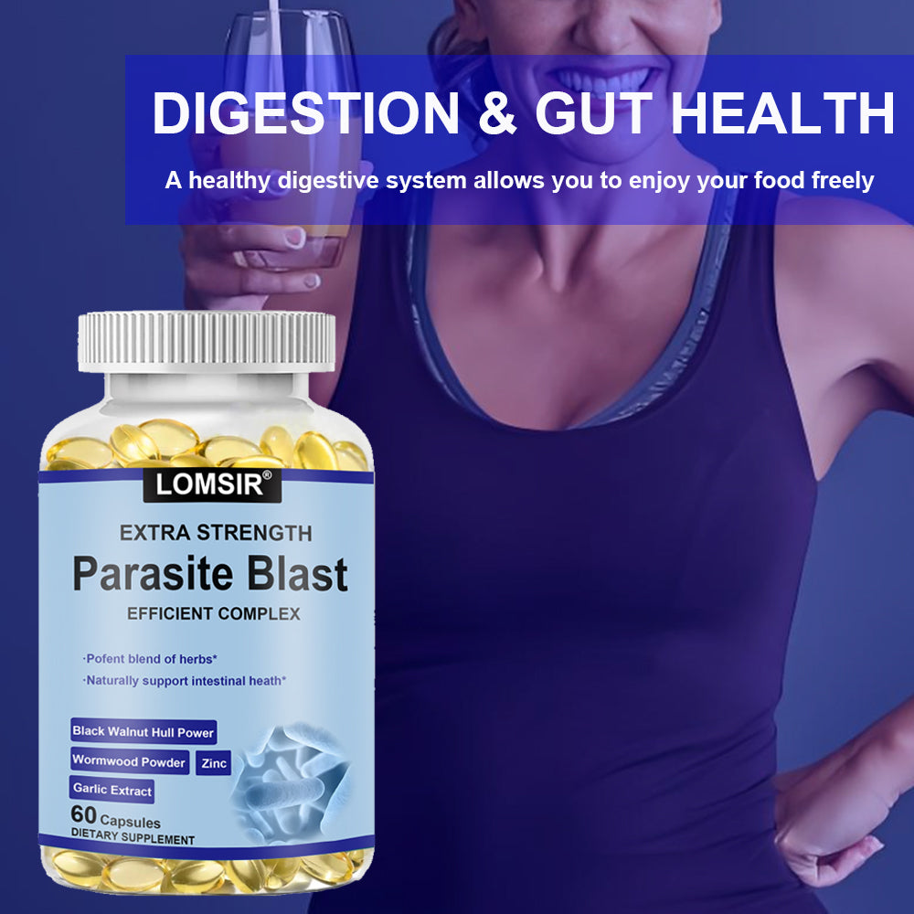 Premium Parasite Blast - Intestine Cleansing With Black Walnut, Wormwood Powder & More - Colon Cleansing